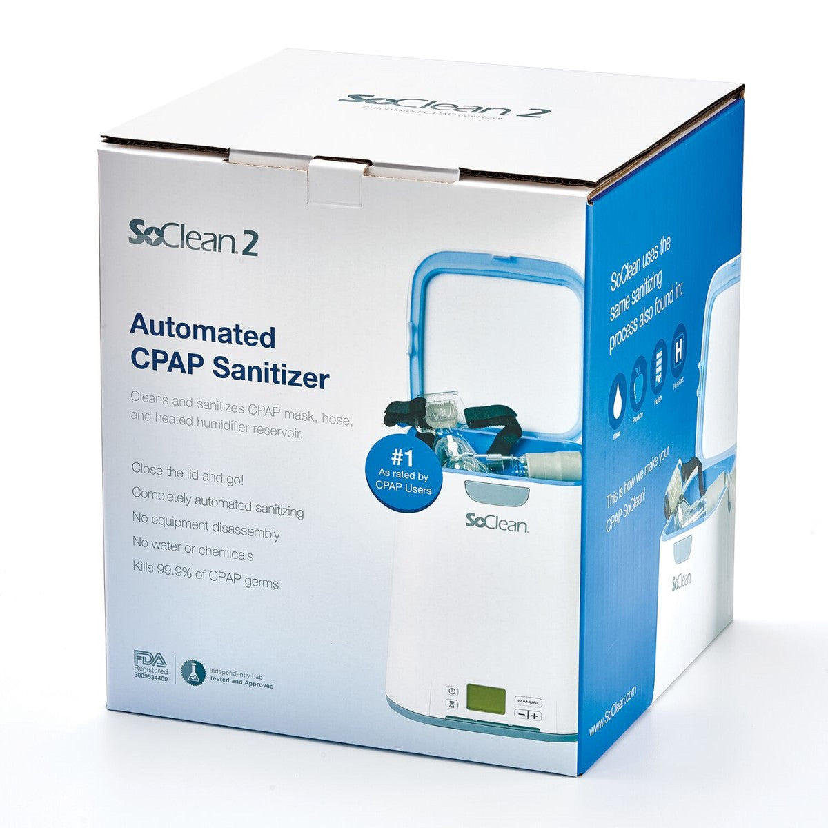 BetterRest Solutions SoClean 2 Cleaner and Sanitizer for CPAP